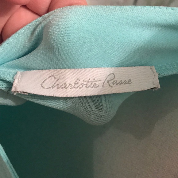 Charlotte Russe mint dress with cut out back - Picture 4 of 4